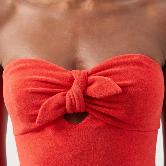 Zimmermann Red Strapless Dress - Picture 5 of 6